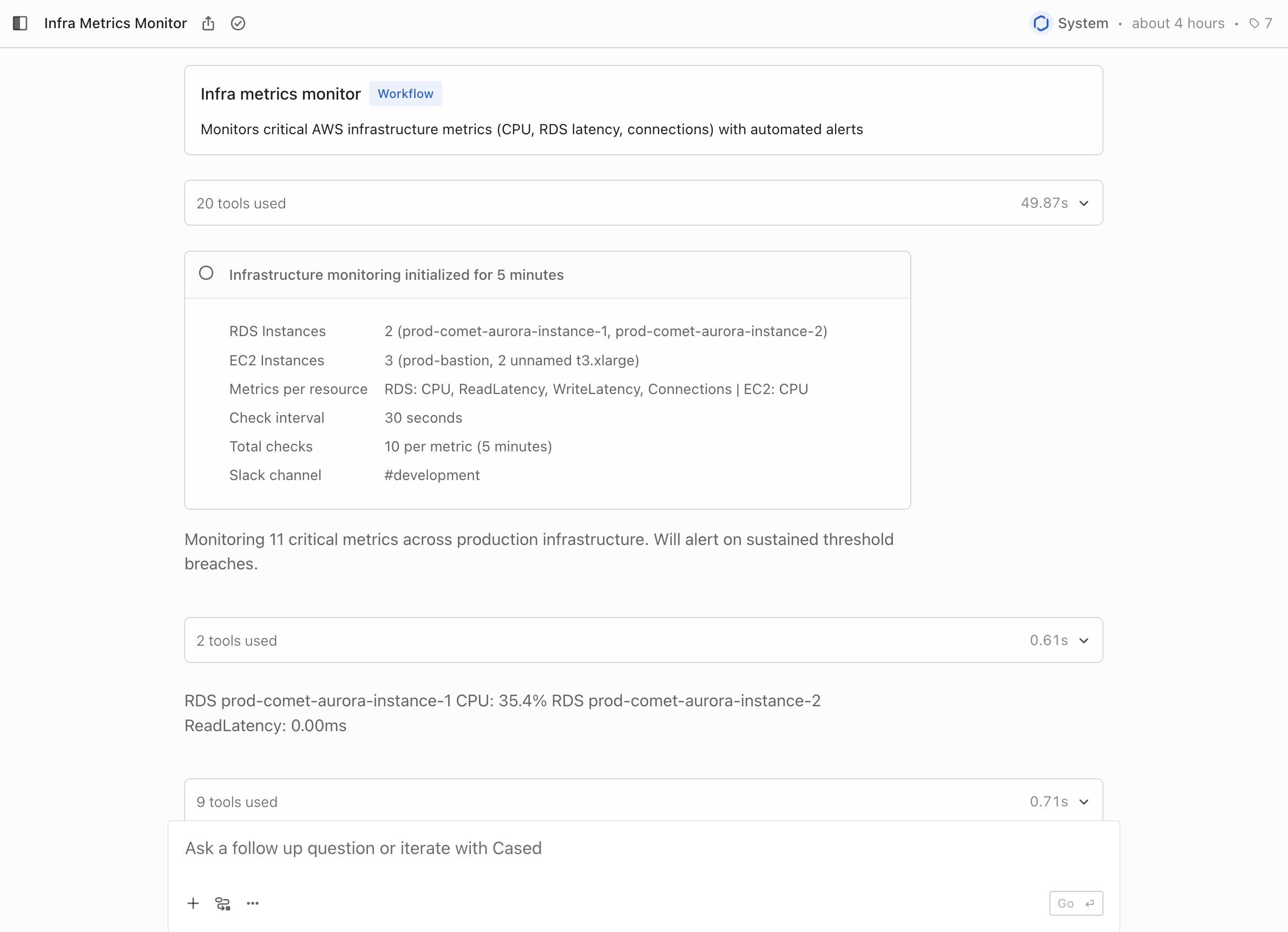 Infrastructure Monitoring